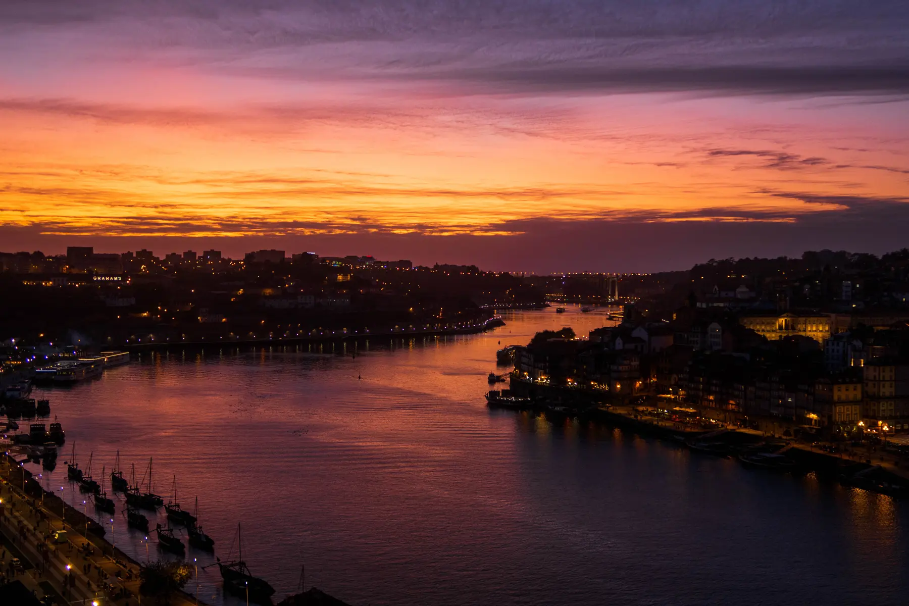 The Douro River at sunset, photo by Alp Ancel