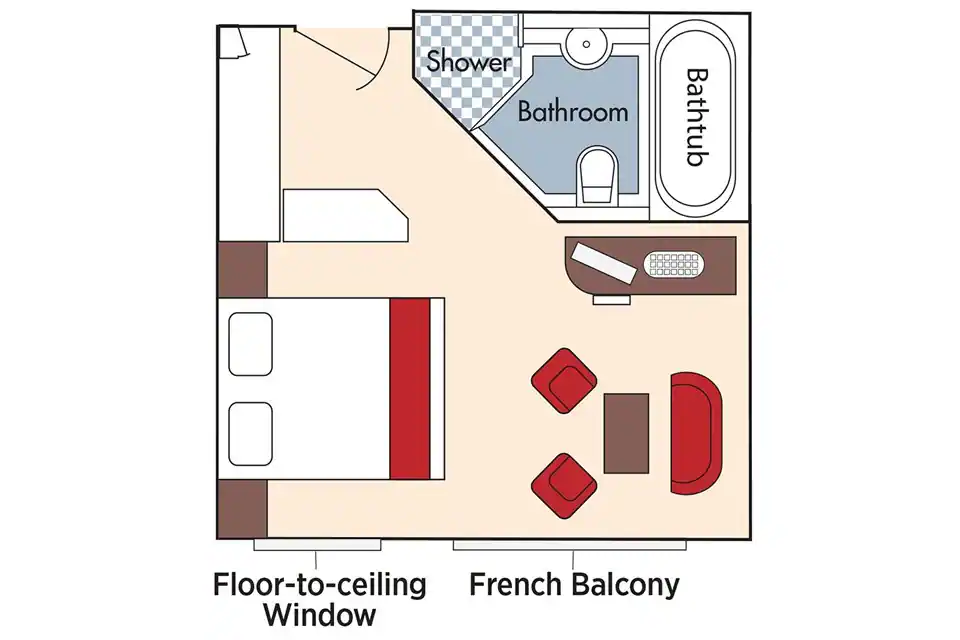 AmaCello Suite floor plan