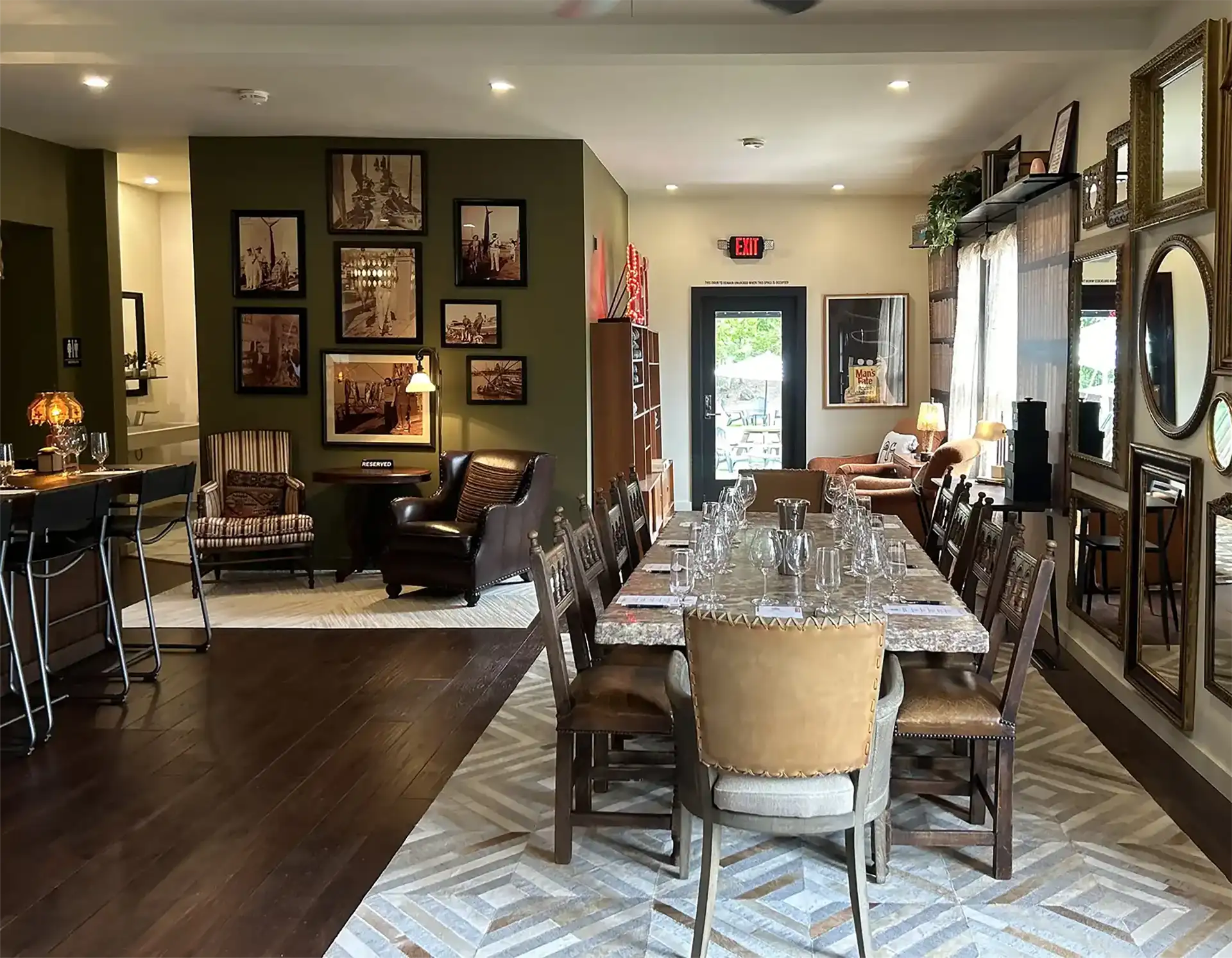 inside the b. wise Kenwood Tasting Lounge