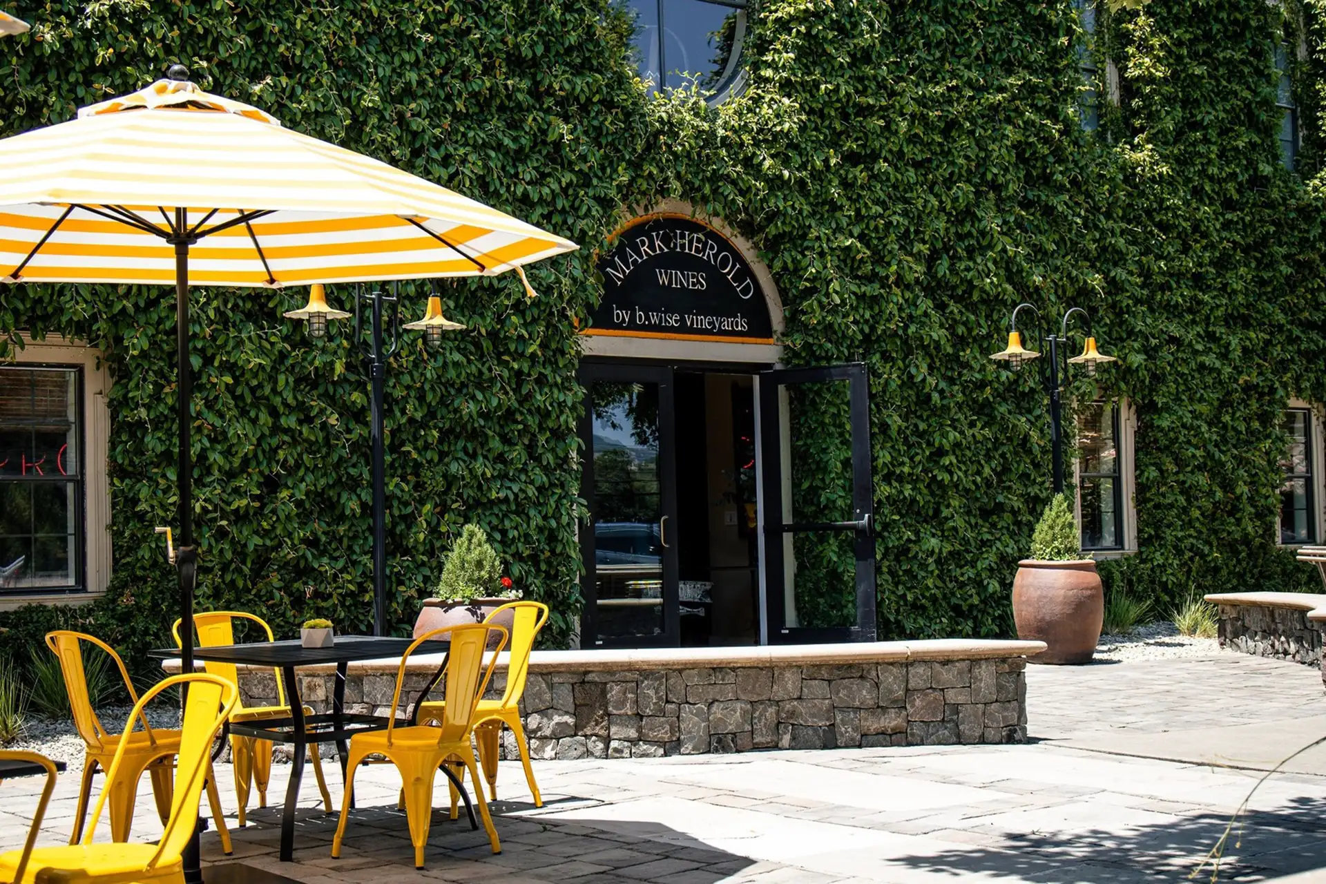 Mark Harold Wines - Outside tasting experience